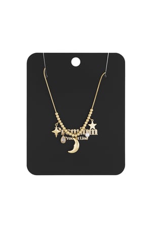 Necklace nightshine - Gold color h5 Picture2