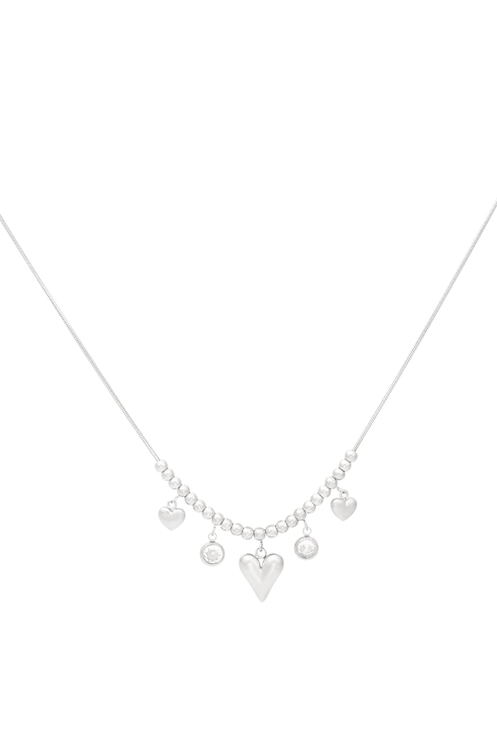 Collana All you need is love - Colore argento  