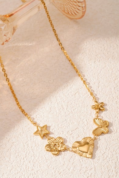 Spring Necklace - Gold Color h5 Picture4