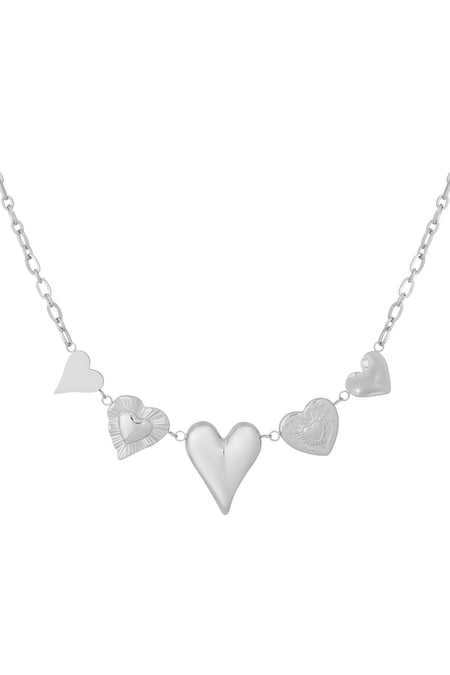 Give me all your love necklace - Silver color