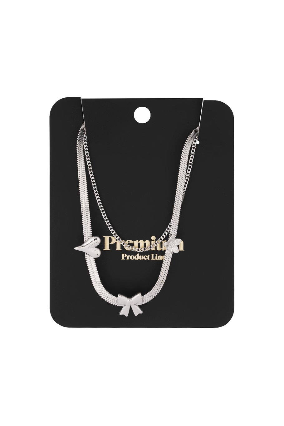 Summer love Necklace - Silver color Picture4