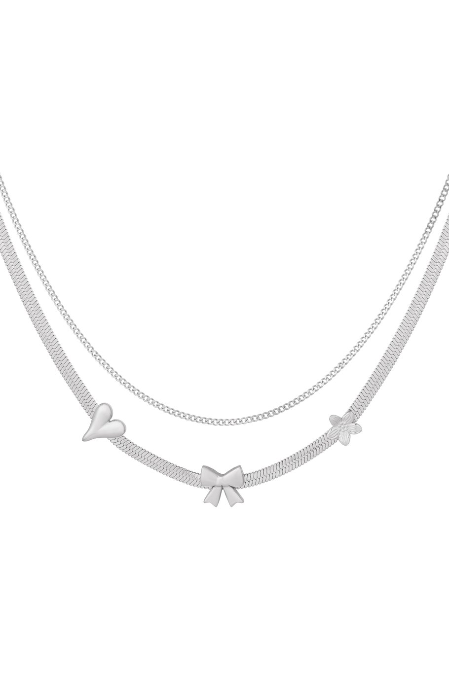 Summer love Necklace - Silver color Picture2