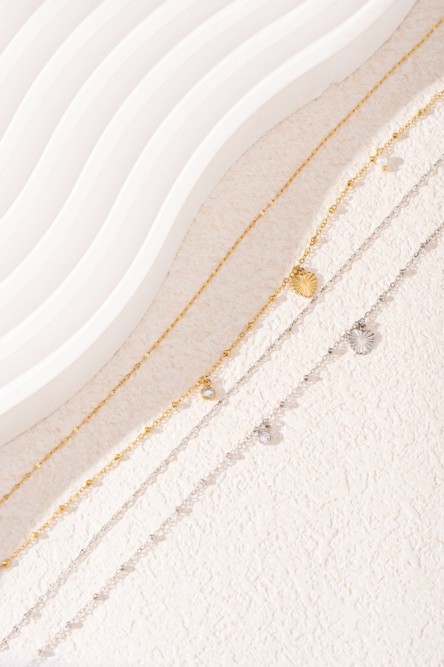 Collana Love Love Love - Colore Oro Immagine6