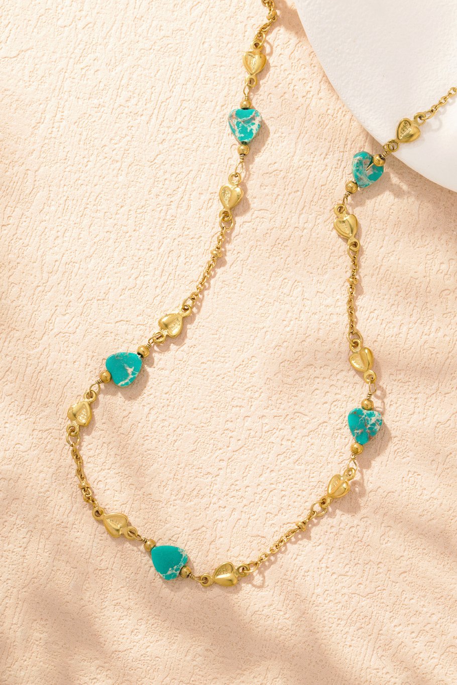Embrace the love Necklace - Orange & Gold color Picture6