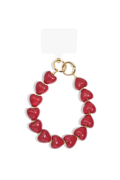 Classy heart phone cord h5 