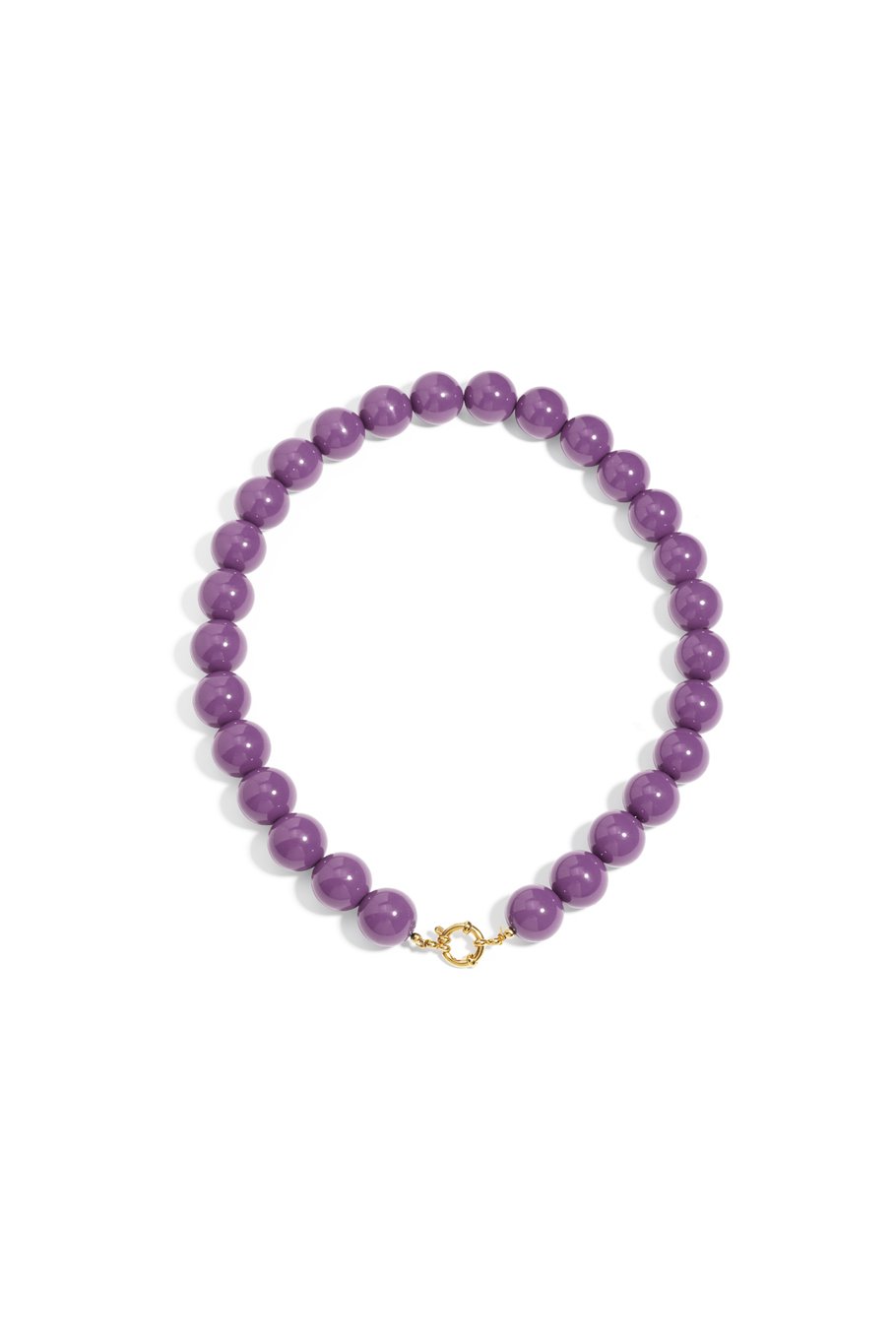 Resin Beaded Necklaces Beads Casual Daily Simple Series Women's jewelry-15mm 