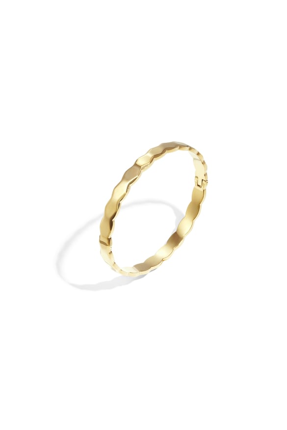 Bracelets en acier inoxydable de forme irrégulière, série décontractée, simple et quotidienne, bijoux pour femmes