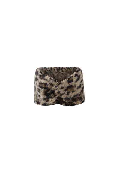 Élastiques à cheveux imprimé léopard en polyester, accessoires quotidiens décontractés h5 Image2