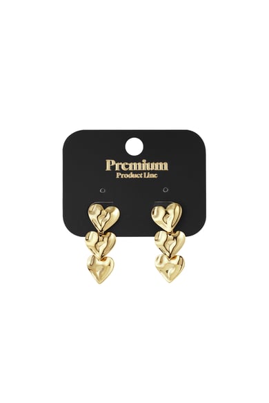 Orecchini pendenti a forma di cuore, casual, quotidiani, semplici, gioielli da donna h5 Immagine5