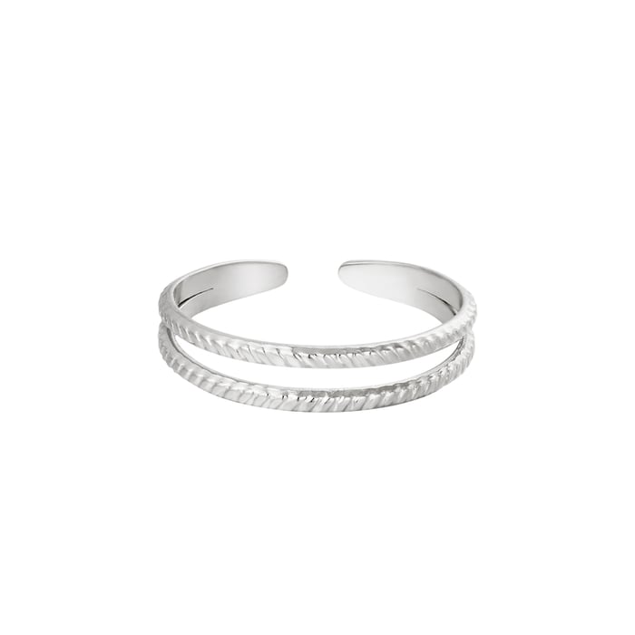 Bague miraculeuse - couleur argent 