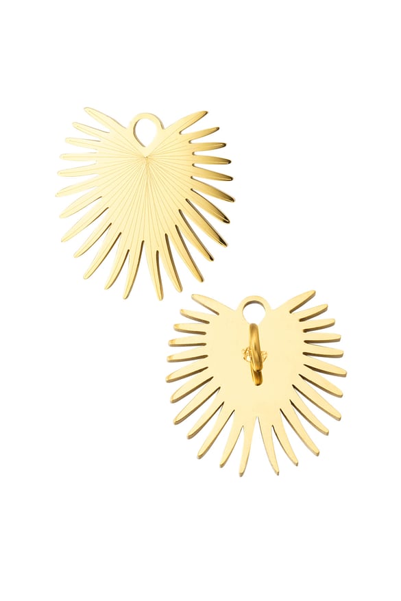 DIY Charm Flügel – Goldfarbe - Goldfarbefarbe