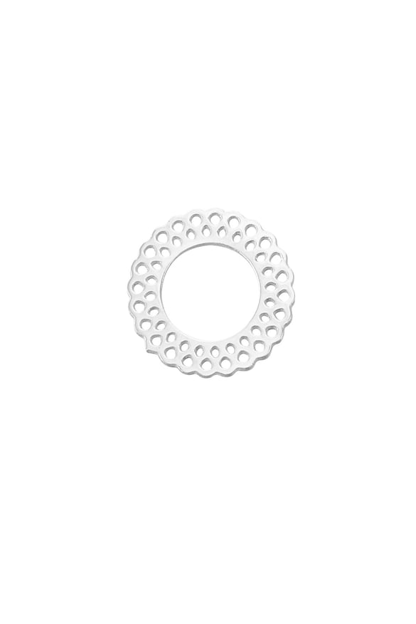 Charm graceful round - Silver Color color