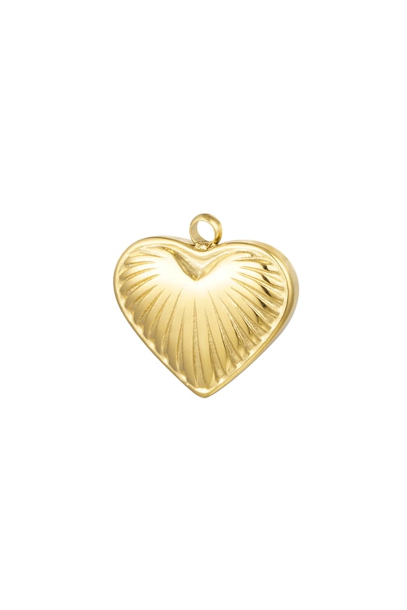 Charm-Herz mit Muster 