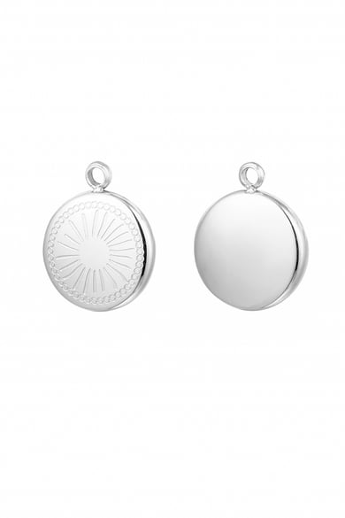 Charm rund mit Muster  h5 