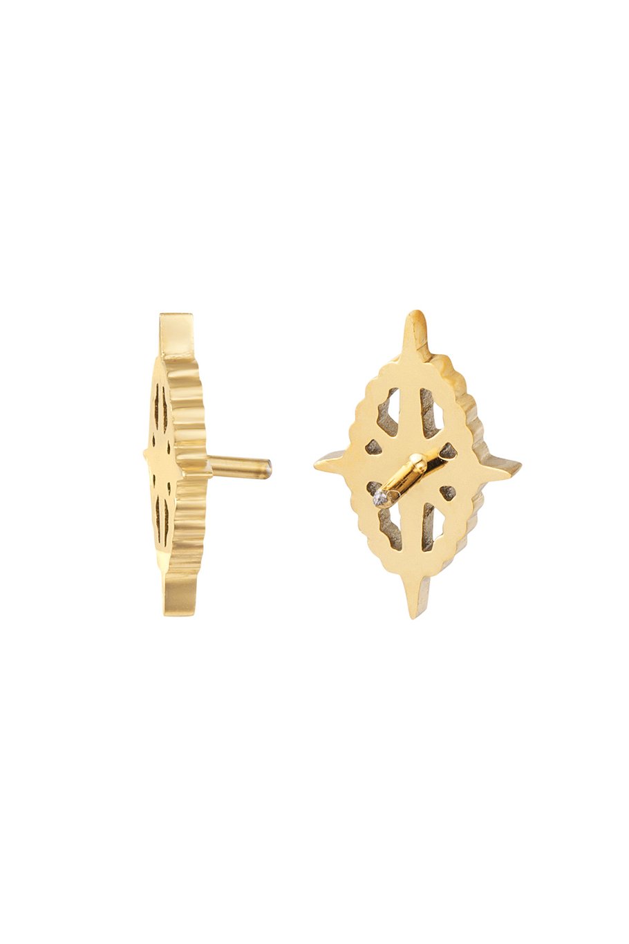 DIY compass accessory - Gold color 