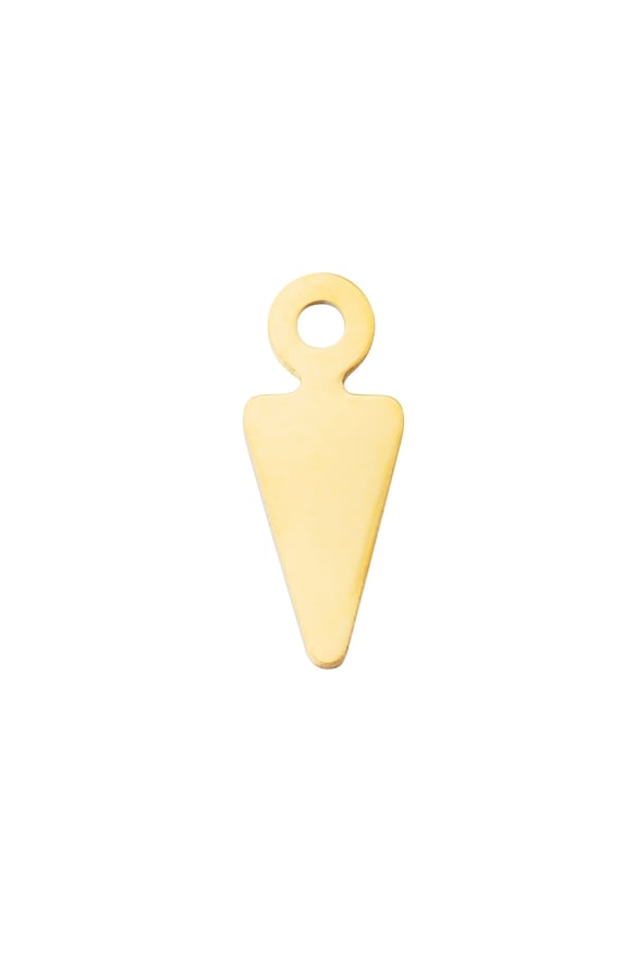 DIY triangle inversé - doré