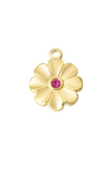 diy charm flower with stone h5 