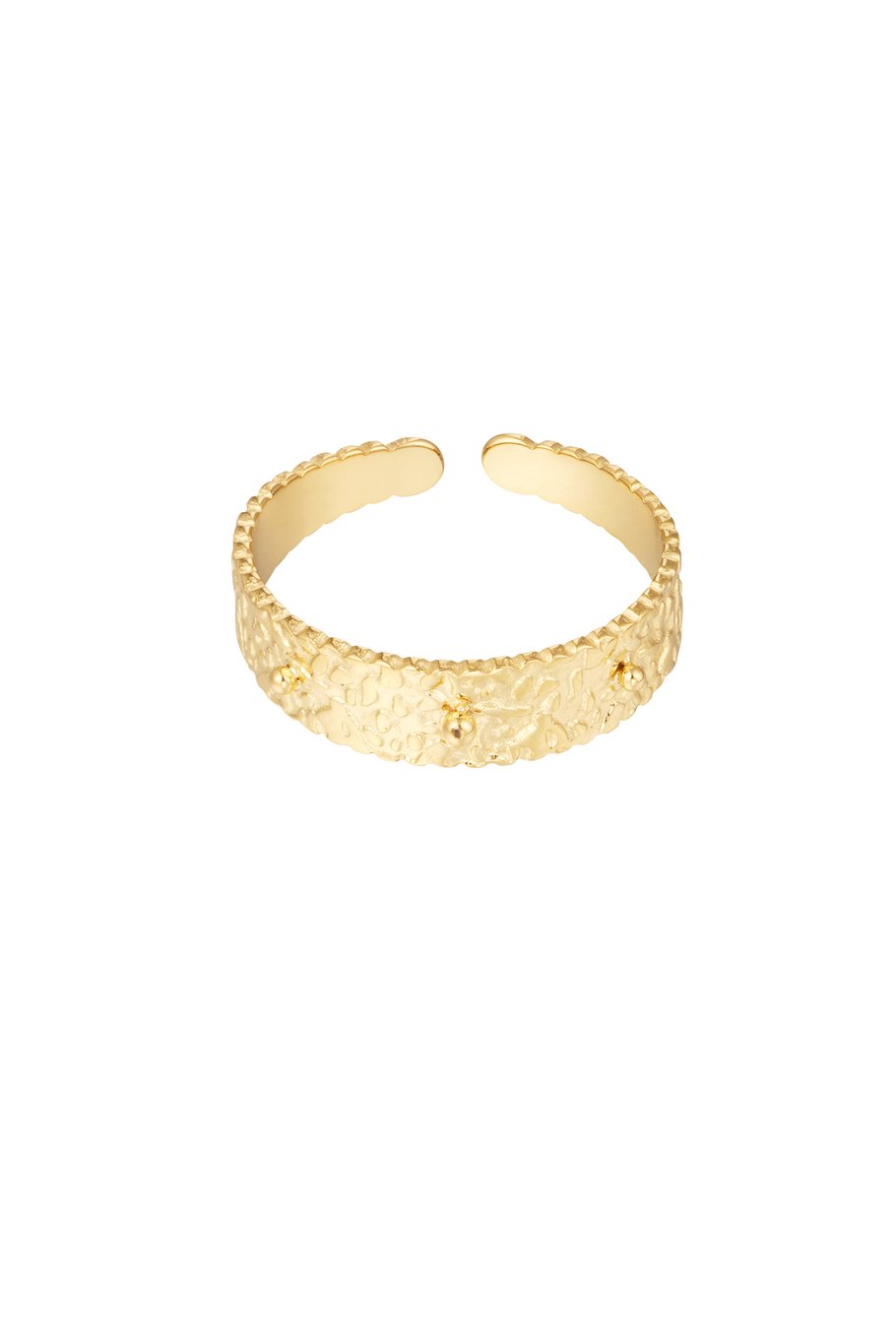 Ring mit elegantem Aufdruck – Silber
