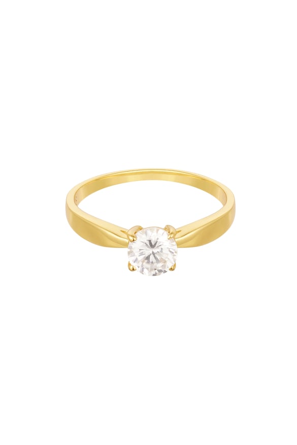 Anello robusto con pietra - argento 925 2