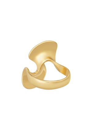 Ring twist - Gold color h5 Picture3