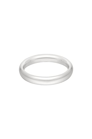 Ring basic plain - Silver Color color h5 