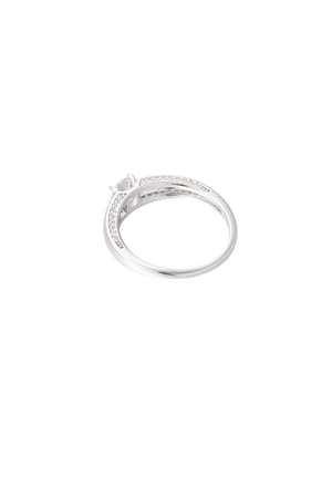 Ring Basic mit Stein - Silber - 17 h5 Bild5