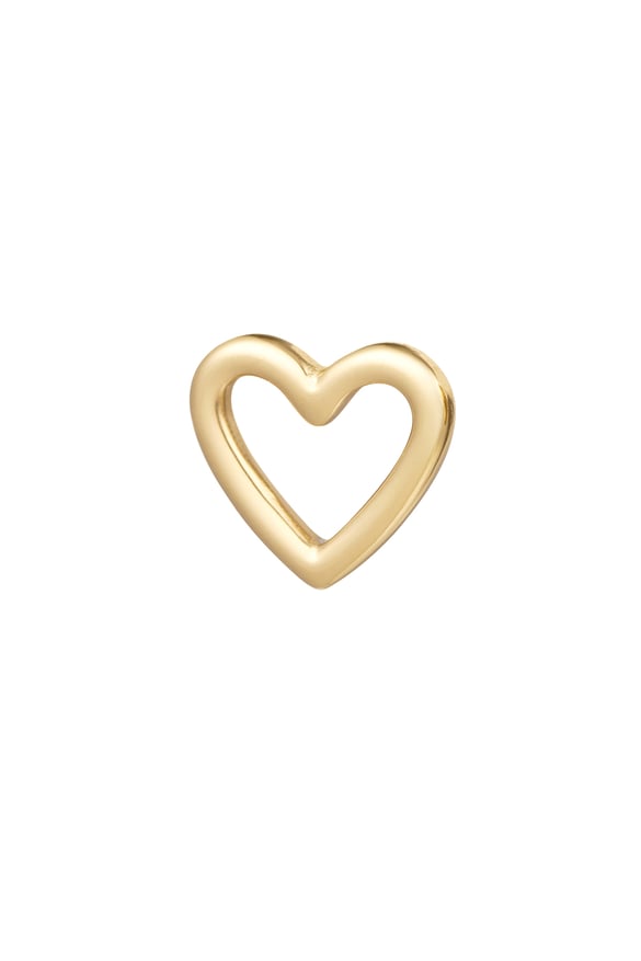 diy charm open heart