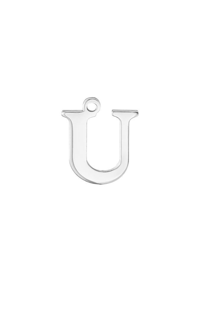 Charm basic U - Silver Color color 