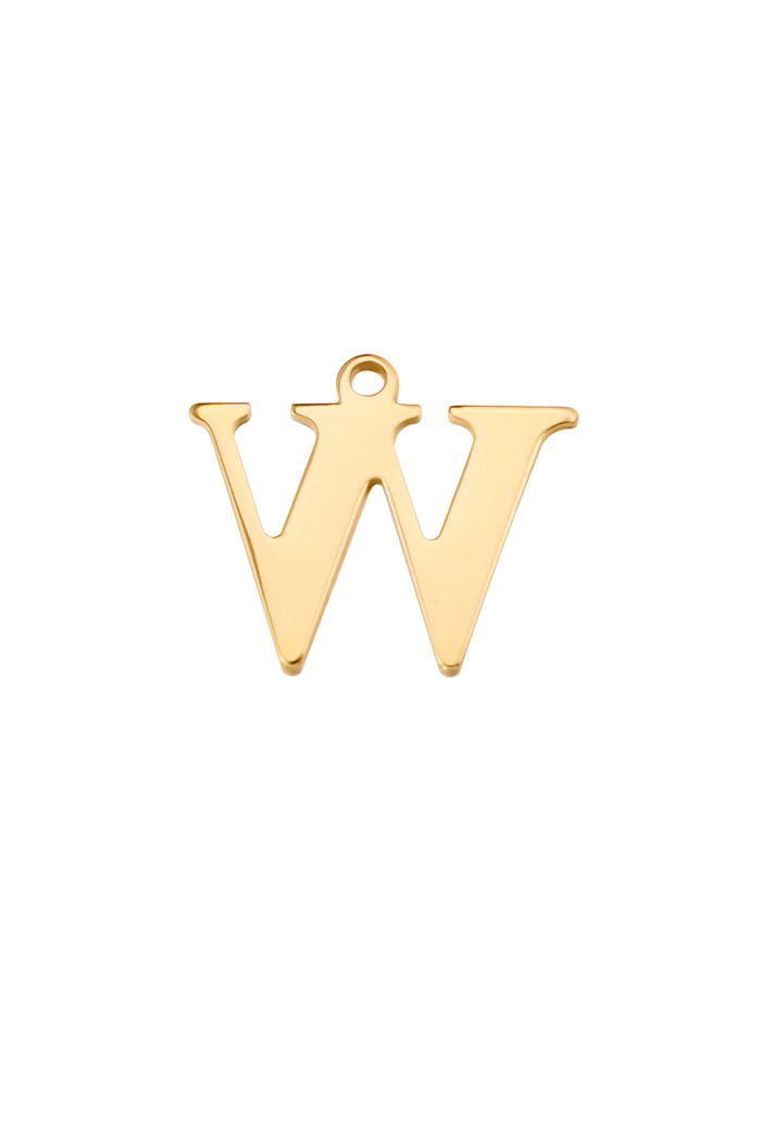 Charm basic W - Gold color 