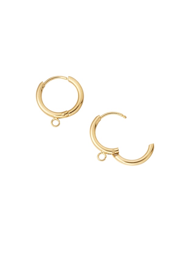 diy earring with one opening