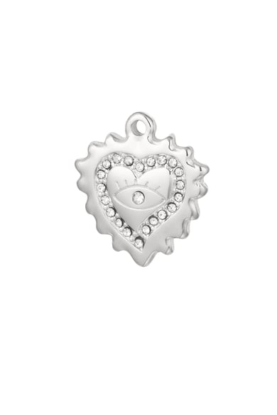 diy charm heart with eye h5 