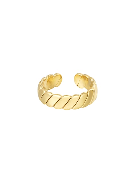 Ring dezentes Baguette - Goldfarbe 2