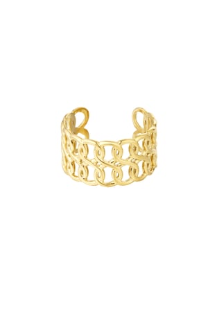 Ring special link - Gold color h5 Picture4