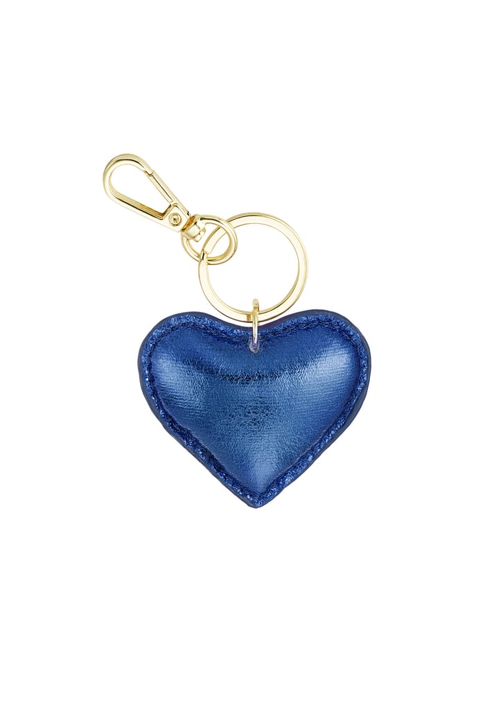 Keychain heart - blue 