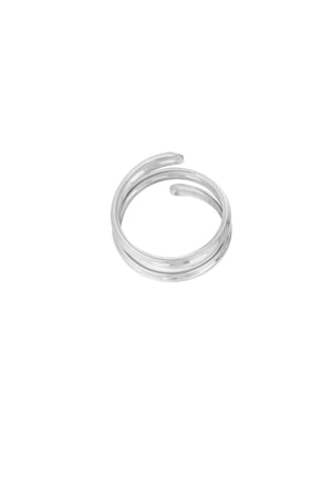 Twisted city ring - Silver Color color h5 Picture5