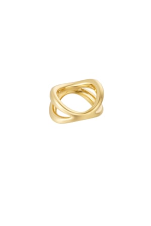 Ring connected - Gold color h5 Picture4