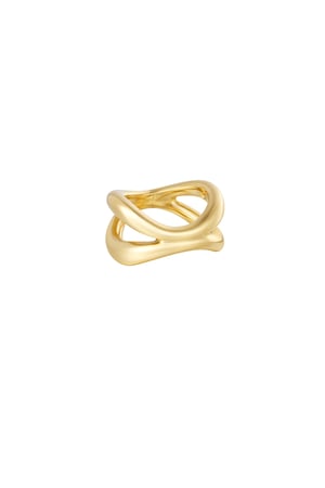 Ring connected - Gold color h5 