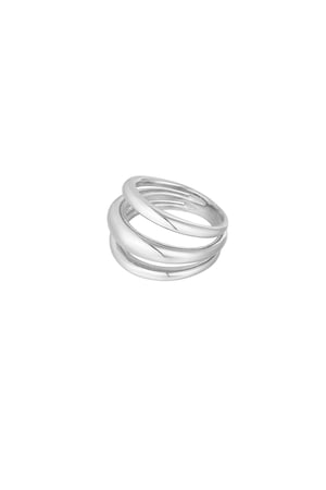 Ring three layers - Silver Color color h5 