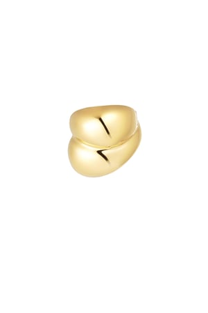 Ring double - Gold color h5 