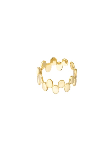 Ring circles - Gold color