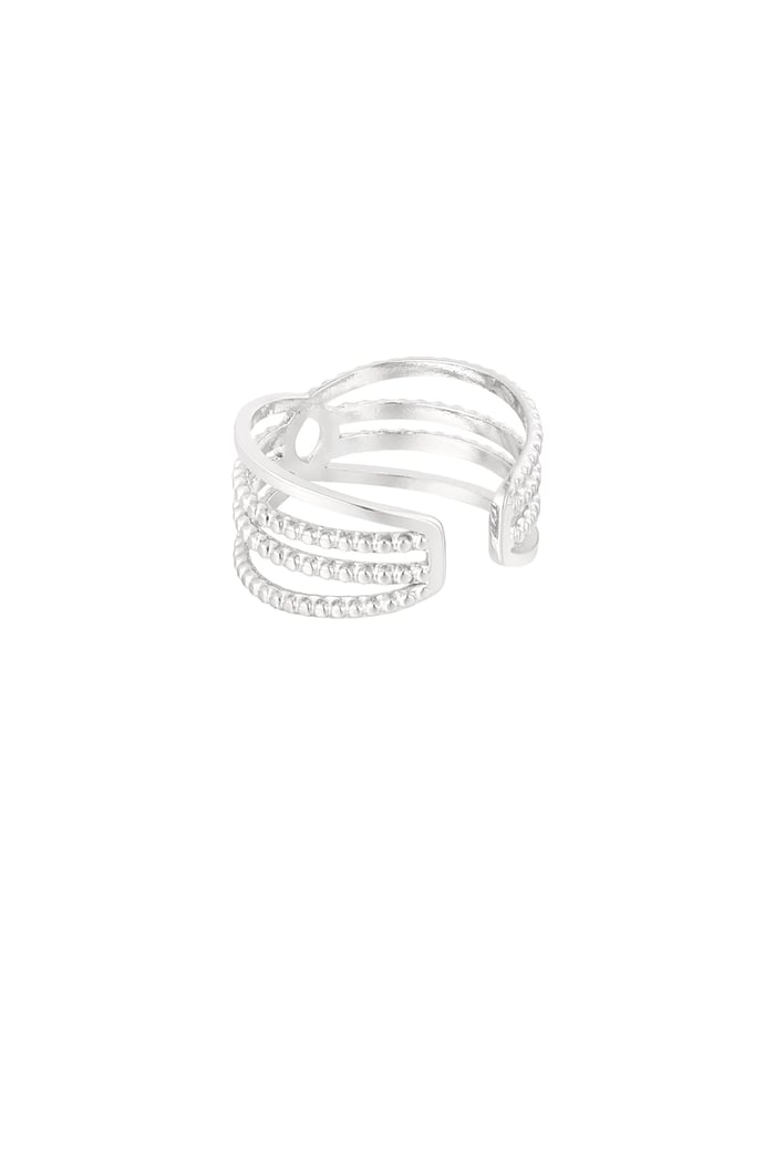 Ring connected layers - Silver Color color Picture3