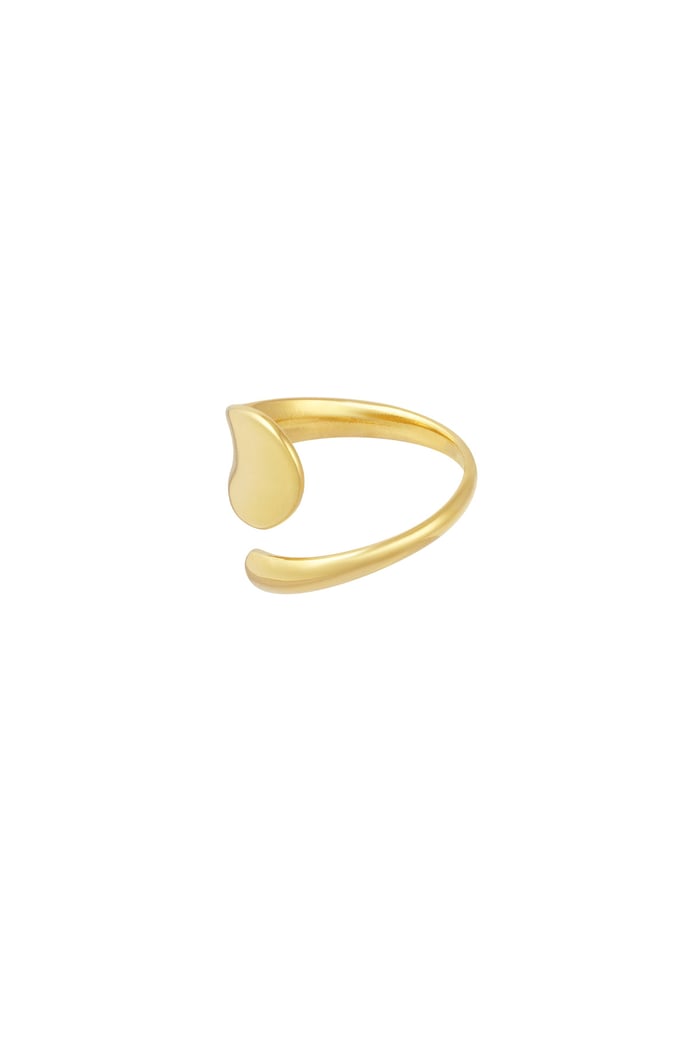 Ring Schlichtheit ist Trumpf - Goldfarbe Bild4