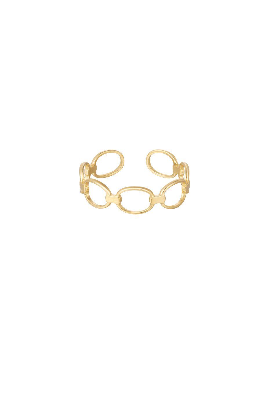 Ring schakels - Zilver kleur 