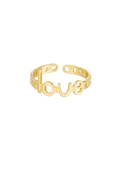 Ring links love - Silver Color color h5 