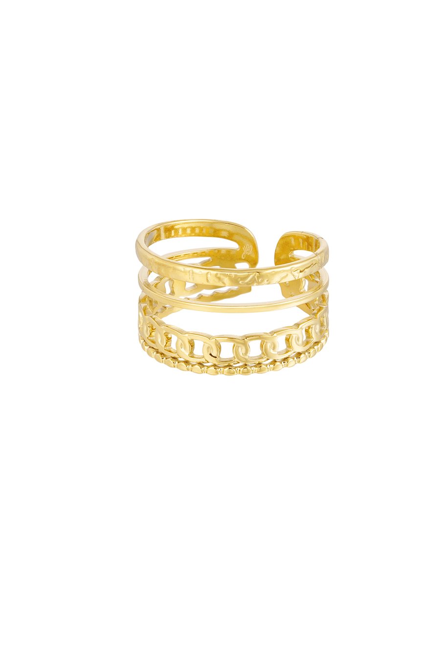 Ring meerdere lagen - Goud kleur 