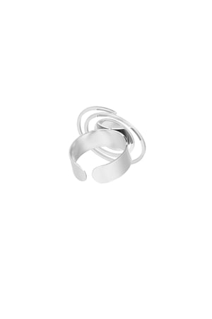 Ring with turn - Silver Color color h5 Picture4