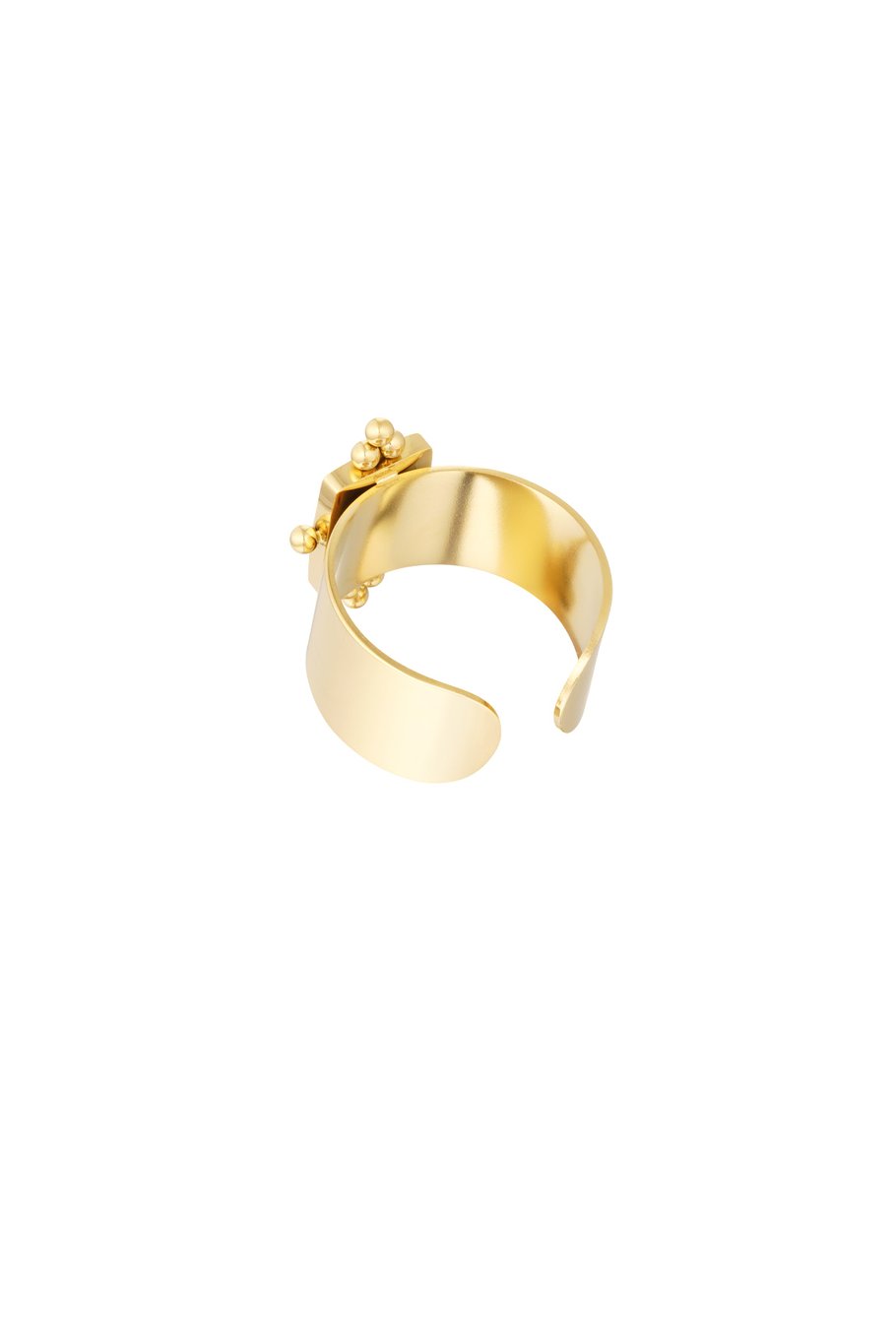 Ring vintage rectangle - Gold color Picture5