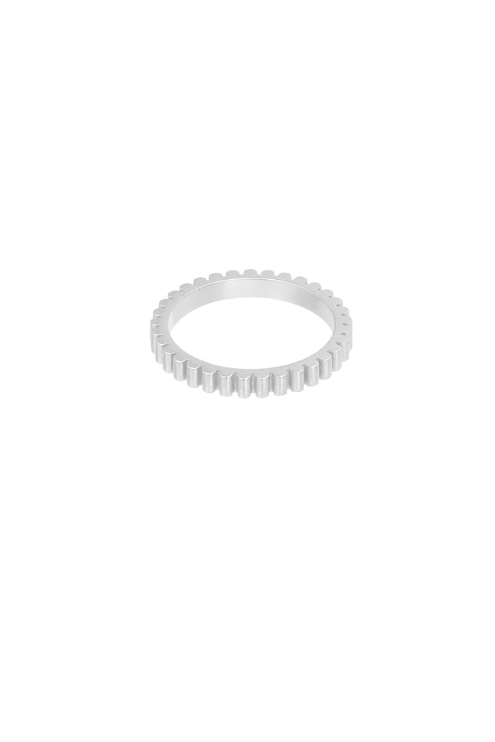 Ring rib - Silver Color color 