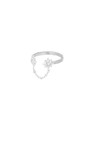 star ring with chain h5 