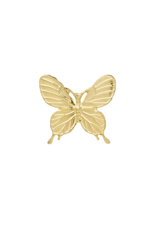 Statement butterfly ring - Gold color h5 